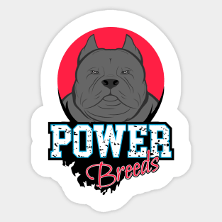 American Bully | Pure Black Power Breeds Sticker